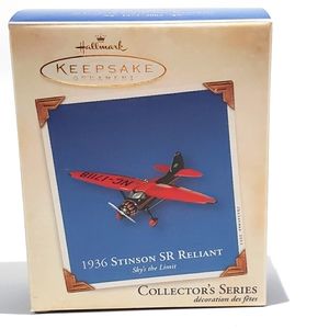 Vintage Hallmark Keepsake Ornament:1936 Stinson SR Reliant, Sky's the Limit